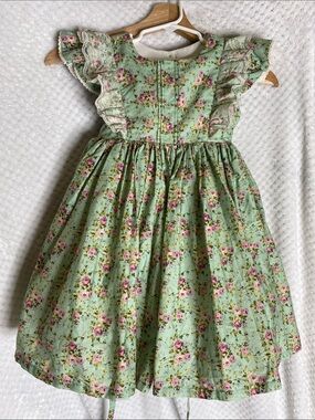 Dollcake Abigail Girls' Floral Print Ruffle Dress